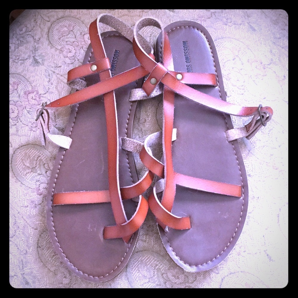 Vintage Mossimo S.C. Leather Sandals, size 5/6